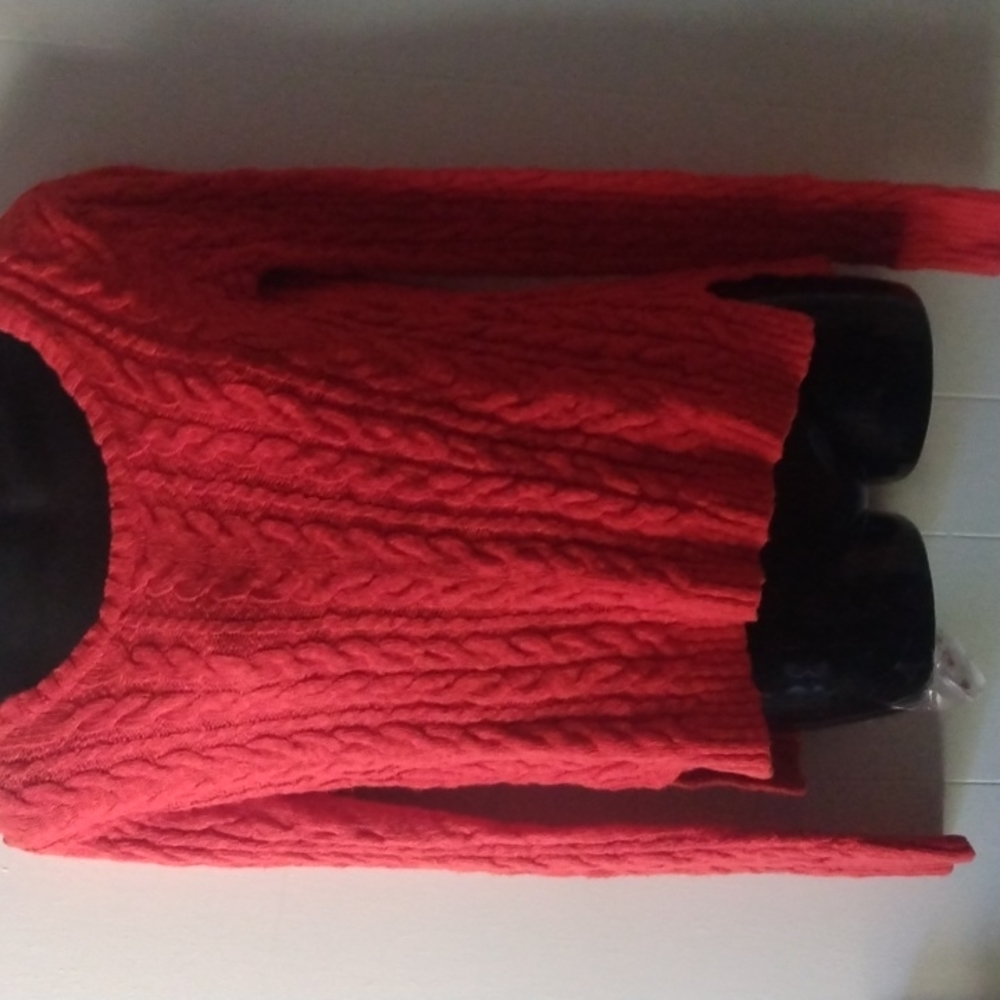 Lucky brand orange sweater